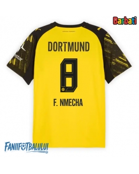 Borussia Dortmund Felix Nmecha #8 Tricou Fotbal Replică 2025-26 Barbati Acasa